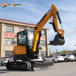 SHANDING Fabrik Kubota-Motor Mini-Bagger Landwirtschaftlicher Raupenbagger 2 Tonnen Mini-Bagger 4 Tonnen Hydraulikbagger Zum Verkauf - Product Image 3