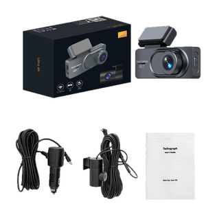 กล้องติดรถยนต์ JXD 4K เลนส์คู่ มองเห็นในเวลากลางคืน หน้าจอสัมผัส พร้อมระบบตรวจจับการจอด - Product Image 3