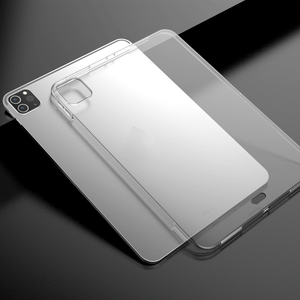 เคสกันกระแทกบางเฉียบแบบยืดหยุ่นรุ่นล่าสุดสำหรับ <span class=keywords><strong>Apple</strong></span> <span class=keywords><strong>iPad</strong></span> Pro Air 2024 ขนาด 13 นิ้ว 11 นิ้ว แบบใส สีดำ ป้องกันด้านหลัง - Product Image 2