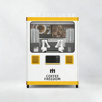 Máquina Expendedora de Café Robótica Totalmente Automatizada e Inteligente con Brazo Colaborativo de 6 Ejes para Café Recién Molido en Centros Comerciales
