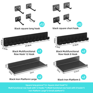 Heavy-Duty đồ nội thất đơn giản Pegboard thiết kế giá ánh sáng kim loại di chuyển văn phòng nộp hồ sơ phần cứng lưu trữ Quần áo túi hoa chậu - Product Image 5
