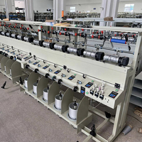 Máquina automática de duplicación y torsión de hilo TFO Máquina bobinadora de hilo