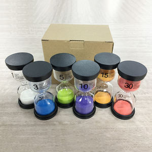 Reloj de Arena de Diseño Feng Shui Hecho a Mano, 1-30 Minutos, 6 Piezas, 1 Juego - Product Image 3