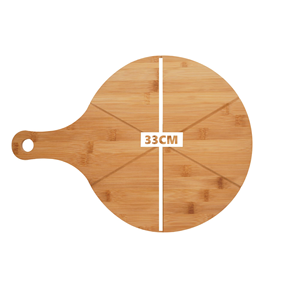 Tabla Redonda <span class=keywords><strong>de</strong></span> Madera para Pizza con Asa, Multiusos, <span class=keywords><strong>de</strong></span> Grado Alimenticio, para Cortar y Servir Pizza, Decoración <span class=keywords><strong>de</strong></span> Mesa para Cocina, Repostería y Fiestas - Product Image 6