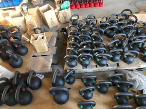 Hot Sale Cast Iron Kettlebells Gym Fitness Equipment Weight Lifting <strong>Kettlebell</strong> <strong>50</strong> <strong>LB</strong> Black Kettlebells - Product Image 6