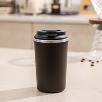 Gobelets à café isothermes personnalisés Emerit 2026 de 350 ml/500 ml, écologiques, avec ventouses et revêtement en acier inoxydable 18/8