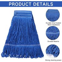 Vente en gros machine de nettoyage domestique-lavage en coton bleu vert rouge jaune vadrouille magique fournitures de nettoyage maison vadrouilles pour nettoyer le sol