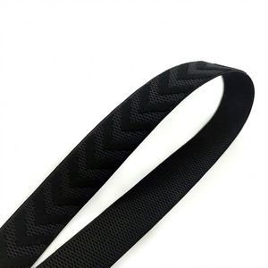 Custom Embossed Jacquard <b>Elastic</b> Band Comfortable Woven Nylon Classic Style Thickness Free Sample Available Webbing <b>Belt</b> Strap - Product Image 2