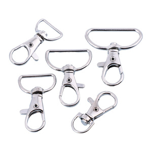 Snap <b>Hook</b> Metal Bag Accessories Solid Color Urban Minimalism Fasteners For DIY Straps And <b>Hooks</b> - Product Image 2