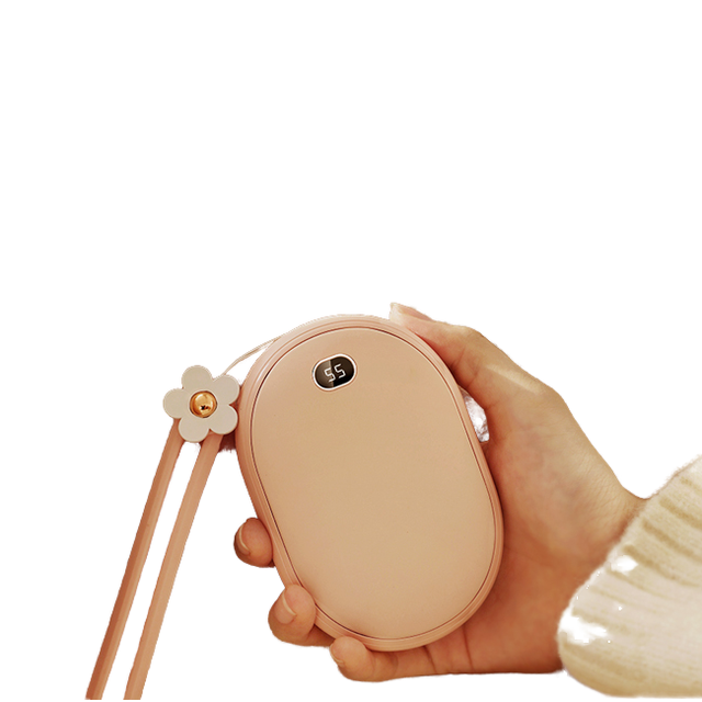 High Capacity Portable Lanyard 10000 MAh Rechargeable USB Pocket Hand Warmer Power Bank for Gifts Household Use