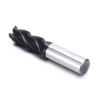 Fraise à dégrossir en carbure de tungstène HRC55 à 4 dents, revêtement Nao, pour usinage CNC