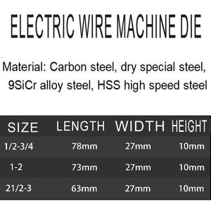 Ensemble de petites matrices de filetage HSS 1/2 \ "3/4 \" 1 \ "1 1/2 \" 2 \ "tailles de même taille <span class=keywords><strong>ASADA</strong></span> meurt pour 11R/12R DIE - Product Image 5