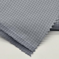 Tissu de doublure 100% polyester, 100% imperméable, résistant aux déchirures, doublure composite à carreaux pour les poches intérieures des vestes d'extérieur