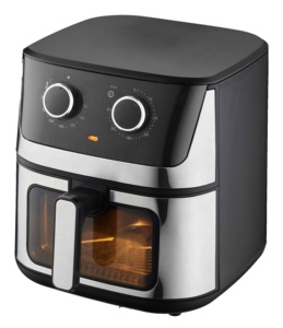 CB freidora de Aire เครื่องทอดไร้น้ำมันอเนกประสงค์สแตนเลส KA13030หม้อทอดไฟฟ้าแบบมืออาชีพ - Product Image 1