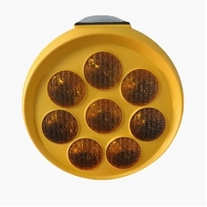 Lámpara de Tráfico Solar LED de Seguridad para Fábrica, Portátil, Intermitente, para Carretera - Product Image 2