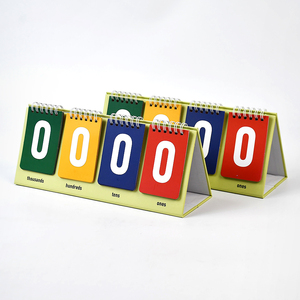 Custom Promotional Timing Board Game clock Business Calendar Table Calendar printing Service