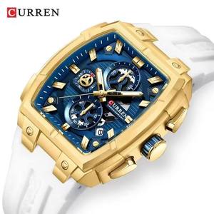 Montre de Luxe Sportive pour Homme 8488 de Marque Prestigieuse, Quartz, Acier Inoxydable, Étanche, Chronographe, Lumineuse, Calendrier, Décontractée et Professionnelle - Product Image 5