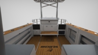 NOUVELLE ARRIVÉE - Yacht de sport en aluminium de 7 m, bateau de croisière à cabine, bateau de pêche en aluminium entièrement soudé pour la navigation en haute mer