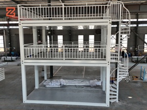 3-câu chuyện phẳng gói container prefab nhà tiền chế có thể gập lại pre-fab văn phòng xây dựng hai tầng prefab container nhà - Product Image 2