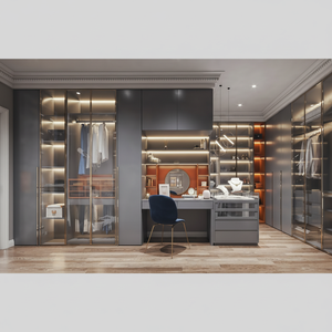 Barato certificado Ce Almira armario muebles de dormitorio muebles para el hogar madera contrachapada moderna MDF almacenamiento armario habitación gabinete - Product Image 1