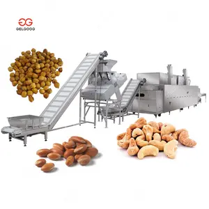 Full Automatic Mani Goober Fox Nut Argan Chana Roaster Cashew Nut Roasting Machine for Beans