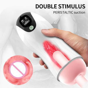 Masturbatore Maschile Elettrico Automatico Vagina Realistica Coppa Massaggiante Pocket Pussy Sex Toy per Uomo - Product Image 5