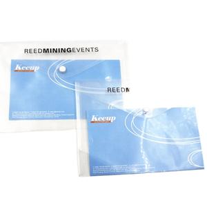 Promotional Giveaways Office Custom Waterproof Pvc clear Envelope Bag Cosmetic Bag Transparent <b>File</b> <b>Document</b> Bag with Button - Product Image 1