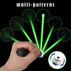 Taşınabilir Şık Yüksek Güçlü Ayarlanabilir Odaklı Kırmızı Yeşil Lazer İşaretleyici Kalem Alüminyum Kamp Malzemeleri Evcil Hayvan Oyuncağı - Product Image 5