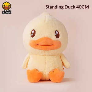 B.Duck Girls Peluche Corto 40cm Super Morbido in Cotone PP, Bambola da Abbraccio per Dormire, Decorazione, Regalo di Compleanno per 14+ Anni - Product Image 1