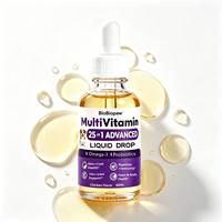 Gouttes multivitaminées liquides pour chiens 25-en-1 OEM/ODM - Glucosamine 500mg, Probiotiques, Oméga-3 pour la santé des articulations et immunitaire, et le soin de la peau et du pelage