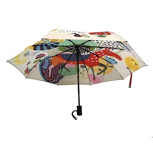 3 gấp ô tự động mở gần với tùy chỉnh hình ảnh Châu phi in logo in gấp ô UV lớp phủ gấp ô - Product Image 4