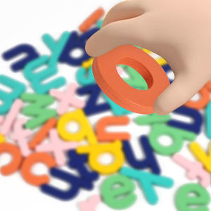 Personalizzazione scuola materna parola ortografia gioco giocattoli riconoscimento colore arcobaleno carte di lettura Set alfabeto in legno <span class=keywords><strong>Puzzle</strong></span> - Product Image 4