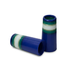Férulas de golf negras de plástico con anillo plateado individual para palos de hierro, OEM, logotipo personalizado, venta al por mayor de fábrica, MOQ bajo - Product Image 4