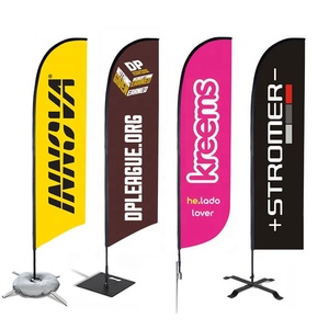 ธงขนนกพิมพ์ลายออกแบบได้ตามต้องการสำหรับการโฆษณาธงรูปหยดน้ำธงสำหรับกิจกรรมกลางแจ้งออกแบบได้ตามต้องการ - Product Image 1