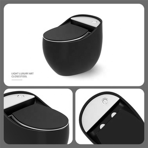 Mới đến thiết bị vệ sinh Hiện Đại Màu trứng hình dạng nhà vệ sinh <span class=keywords><strong>commode</strong></span> một mảnh gốm nhà vệ sinh bát - Product Image 4