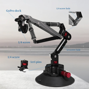 Z-trục máy ảnh xe khung hút cup núi cho DJI OSMO Túi 3 <span class=keywords><strong>Gimbal</strong></span> xe chủ ổn định xe kính chắn gió đính kèm phụ kiện - Product Image 3