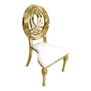 <span class=keywords><strong>Sillas</strong></span> Cómodas para Bodas <span class=keywords><strong>y</strong></span> Eventos CY-23Wholesale con Respaldo Redondo <span class=keywords><strong>de</strong></span> Acero Inoxidable, <span class=keywords><strong>Sillas</strong></span> <span class=keywords><strong>de</strong></span> Comedor Modernas <span class=keywords><strong>y</strong></span> Elegantes para Banquetes - Product Image 5