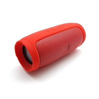 J007 speaker nirkabel subwoofer multifungsi, Portabel luar ruangan, dengan fungsi BT TF USB FM AUX dapat membawa LOGO merek dagang