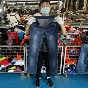 GEYU used clothes Stock apparel pakaian baju bekas men's jeans pant second hand pants