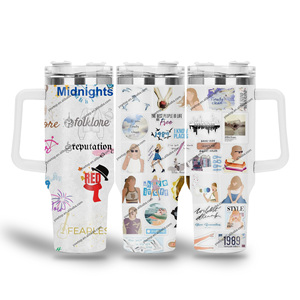 Custom design cantante swift acciaio inox isolato tazza acqua 40oz acciaio inox paglia bicchiere tazze da <span class=keywords><strong>caffè</strong></span> con manico - Product Image 2