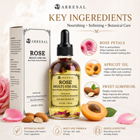 Aceite de Masaje 120ml OEM/ODM, Aceite de Almendras Dulces y Semillas de Albaricoque, para Rostro, Cuerpo, Cabello y Uñas, 100% Puro, Prensado en Frío, Antioxidante