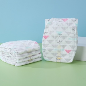 Adjustable Premium Disposable Breathable Cloth Diapers 3D Leak Prevention Organic Cotton Top <b>Sheet</b> CE Certified Printed Babies - Product Image 2