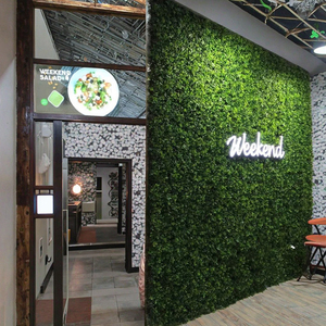 Giá Rẻ Bên Ngoài Cỏ Nhân Tạo Dọc Tường Thẳng Đứng 50Cm X 50Cm Giả Ngoài Trời Vườn Và Trong Nhà Nhà Ivy Tường Cây Trang Trí Nội Thất - Product Image 1