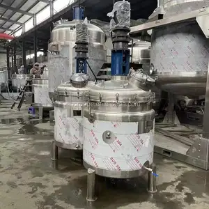 full automatic Heating dissolving sugar syrup melting mix tank with agitator gummy making mixing machine