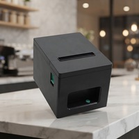 Imprimante thermique de reçus USB haute vitesse 80 mm pour le commerce de détail et l'hôtellerie sur le bureau