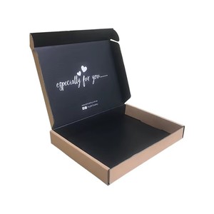 Boîte en carton couleur avec estampage <span class=keywords><strong>à</strong></span> chaud or et argent, impression pour e-commerce, 300 g/m², emballage en forme de coquille, boîte <span class=keywords><strong>à</strong></span> rabat en papier - Product Image 1