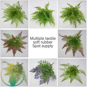 Paysage persan artificiel, fougères, graminées, fausses fleurs, feuilles de dos de tortue, murs de plantes, décoration de mariage - Product Image 3