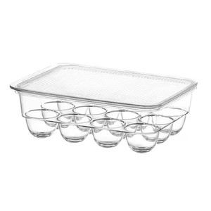 Caja <span class=keywords><strong>de</strong></span> almacenamiento <span class=keywords><strong>de</strong></span> huevos <span class=keywords><strong>de</strong></span> cocina desmontable moldeada por inyección <span class=keywords><strong>de</strong></span> 12 rejillas, tapa <span class=keywords><strong>de</strong></span> PET transparente, Apto para lavavajillas, <span class=keywords><strong>arreglo</strong></span> <span class=keywords><strong>de</strong></span> refrigerador para - Product Image 1