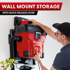 <span class=keywords><strong>Aspirateur</strong></span> sec et humide Vacmaster 5 gallons 5 Peak HP avec télécommande, montage <span class=keywords><strong>mural</strong></span>, pour voiture, usage commercial et industriel, VWMB508 1101 - Product Image 3