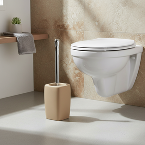 Portascopino WC Spirella 'Retro' in gres colore marrone 42 x 11,5 x 11,5 cm - Product Image 3